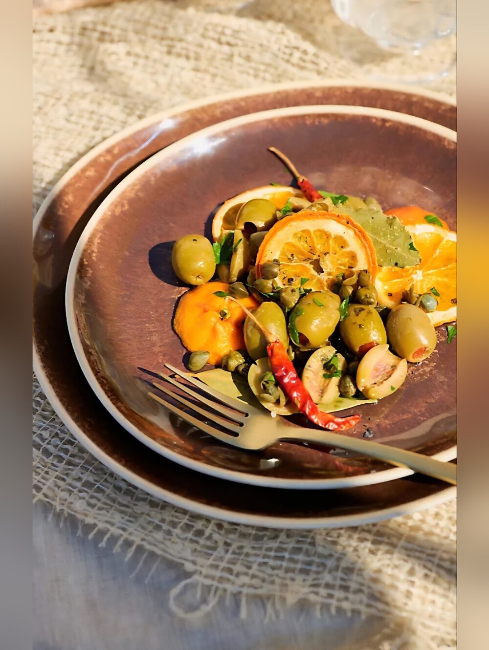 Anthropologie, Dakota Melamine Side Plates, Set of 4 In Espresso